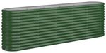 StarTech Verhoogde plantenbak van verzinkt staal - Tuinbak - 224 x 40 x 68 cm - Groen - Eenvoudige montage - Gemakkelijk te onderhouden