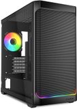 Sharkoon MK4W RGB Strip Micro Tower Zwart