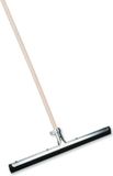 Bumag Vloertrekker/waterbezem - metaal/rubber - breedte kop 45 cm - steel hout 140 cm