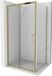 Mexen Apia paroi de douche coulissant 95 x 90 cm, transparent, or