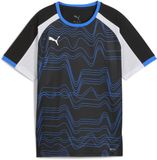 PUMA individualLIGA Graphic Jersey Jr Unisex Sportshirt - PUMA Black-PUMA White-Ultra Blue