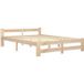 Maison Exclusive - Cadre de lit sans matelas en bois de pin massif 120x200 cm