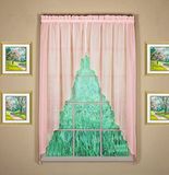 Today's Curtain Emelia Originele Voile Swagger Paar 63 inch, Rose, 90" B x 63" L
