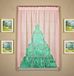 Today's Curtain Emelia Originele Voile Swagger Paar 63 inch, Rose, 90" B x 63" L