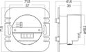 BES LED Brinton LED Trapspot - Inbouw Trapverlichting Rond Zwart - 2W 200lm - Warm Wit 3000K