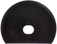 Maya Professional Tools 81915-6 Flexibele deegspatel met gat, rond, FBK/levensmiddelhygiëne, 160 mm x 125 mm x 1,65 mm, zwart