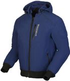 Modeka Clarke veste de moto imperméable en textile, bleu, taille L