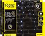 Feeric Lights & Christmas Ijspegelverlichting - 2x - 120 LED - Koel wit licht - 200 cm - Zwart snoer - Timer - IP44