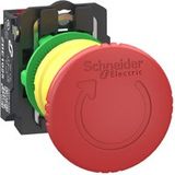 Schneider Electric XB5AS84425 Bouton coup de poing et arrêt d'urgence 30/22 mm 1x NC 1 pièce