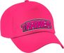 Bellatio Decorations Cadeau pet voor volwassenen - trainer - roze - geweldige coach - sport