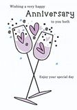 Moderne Piccadilly Greetings Moderne Annivesary Card Uw Verjaardag - 7 x 5 inch