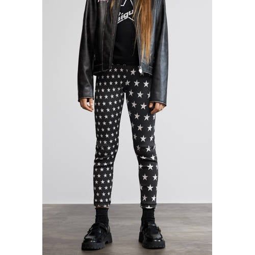 Desigual legging met sterren - zwart