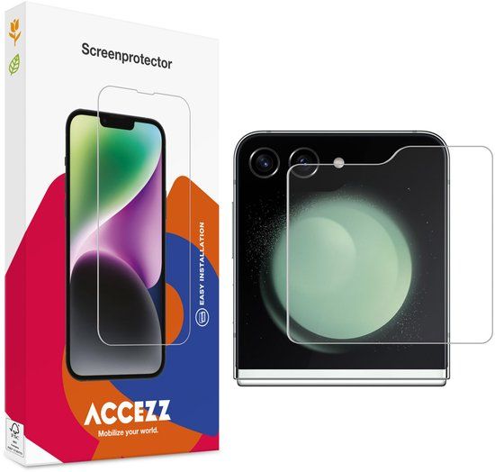 Accezz Screen Protector - Gehard Glas voor Samsung Galaxy Z Flip 5 / Z Flip 6 / Z Flip 7 FE