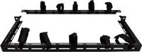 Lanview 1/2U 19" Kabelorganizer Paneel met 10 stuks klittenband (RAO220BL)