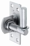 Alberts 361488 plaatduim om vast te schroeven | verstelbaar met 20 mm | rvs | doornmaat Ø16 mm | plaat 100 x 40 mm