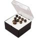 Pin, Martin 18APP17 Bridge Pins Set of 8 Plain Ebony