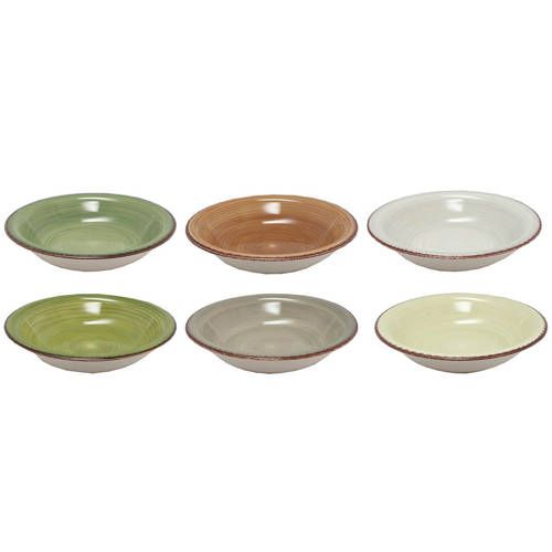 Studio Tavola Deep Forest Diepe Borden (Ø21 cm) - 6 stuks