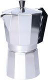 San Ignacio Zilveren Percolator / Espresso Apparaat voor 6 Kopjes - 400 ml - Aluminium