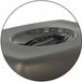 Petdesign Kattenbak Samba 56 x 40 x 39 cm Wit/Zwart