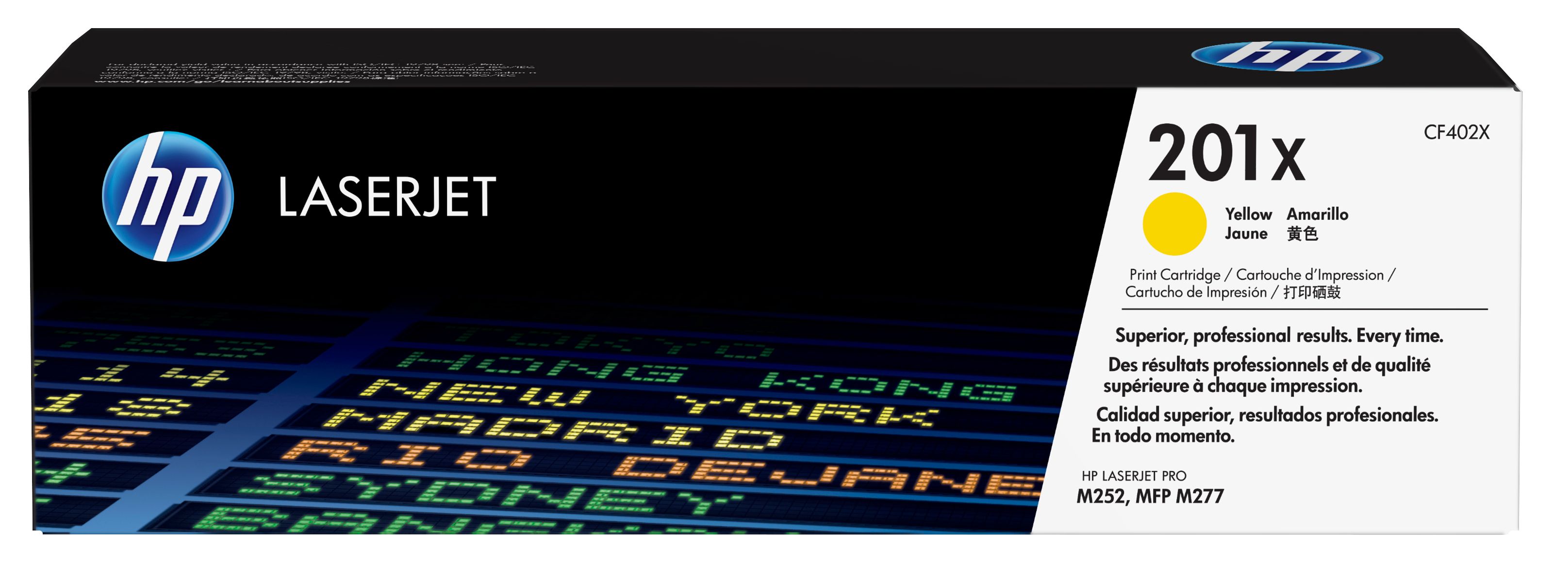 HP 201X Gele Toner Cartridge - Origineel - 2300 Pagina's - CF402X