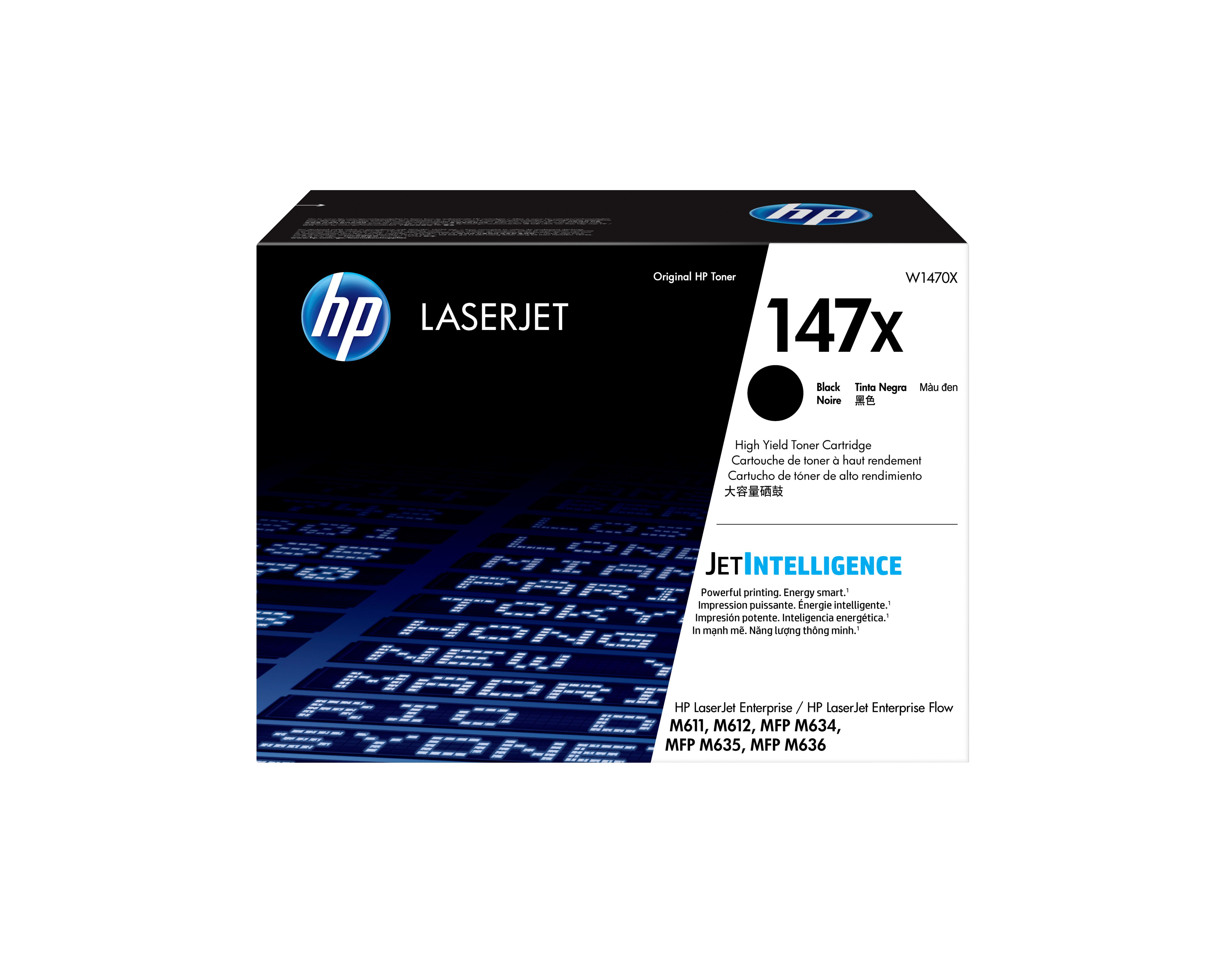 HP 147X High Yield Black Original LaserJet Toner Cartridge