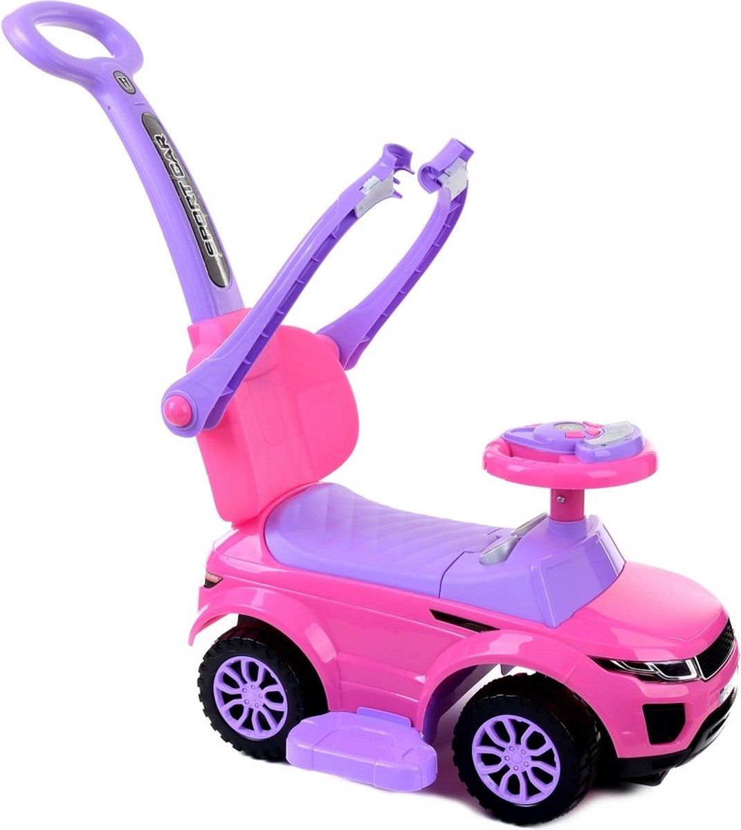 Viking Choice Loopauto - Roze - Met Duwstang - 87x43 cm