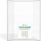 Oranier Vitre Oranier Fehmarn 7 - Verre Prismatique Pour Poêle À Bois - (100 + 244 + 100) X 490 Mm (l2+l1+l3 X H1) - 4 Mm