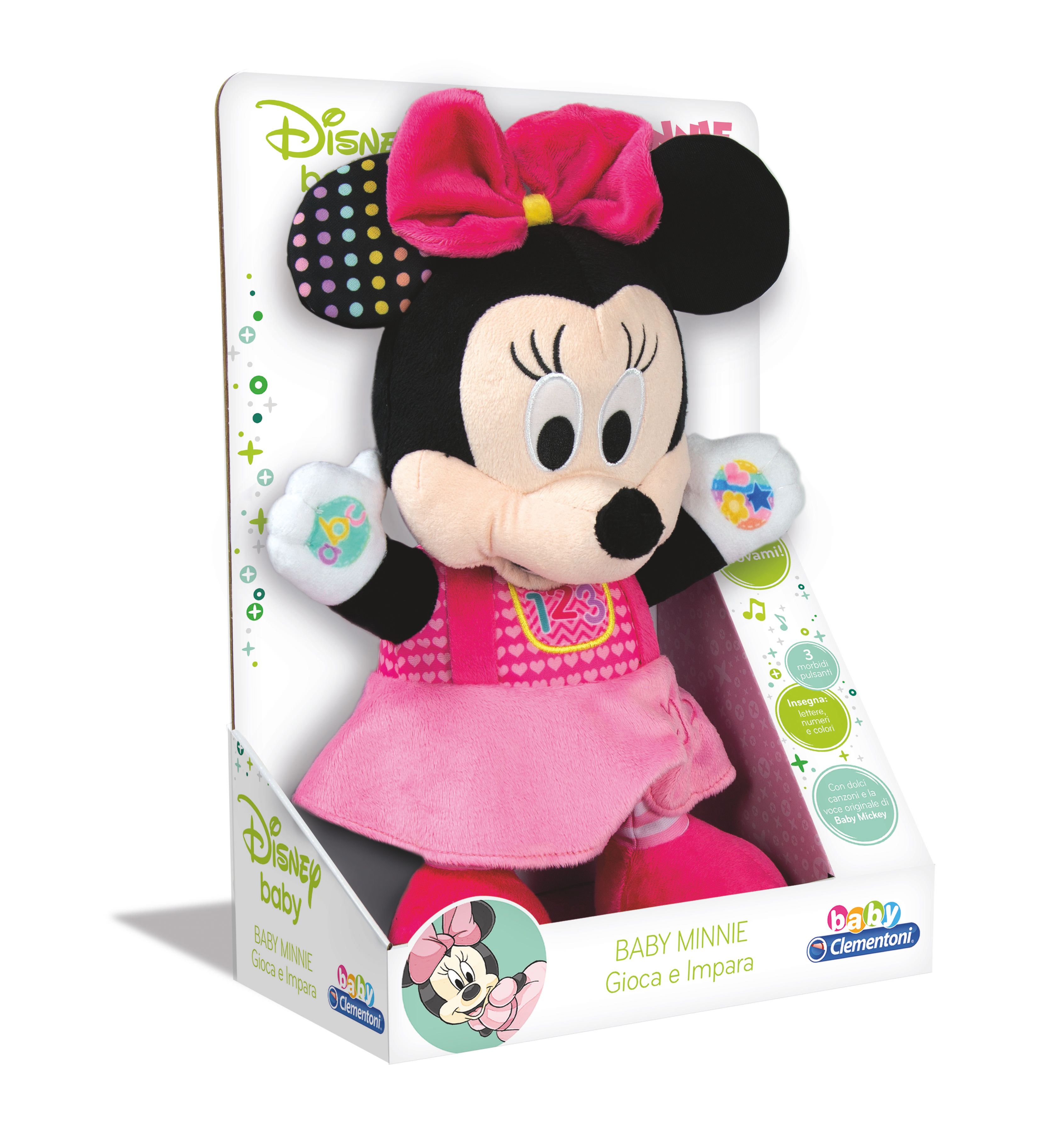 Clementoni Baby Minnie Play and Learn - Knuffel - Multi