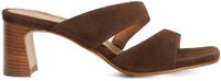 Dune London Mule à talon carré en daim pour femme