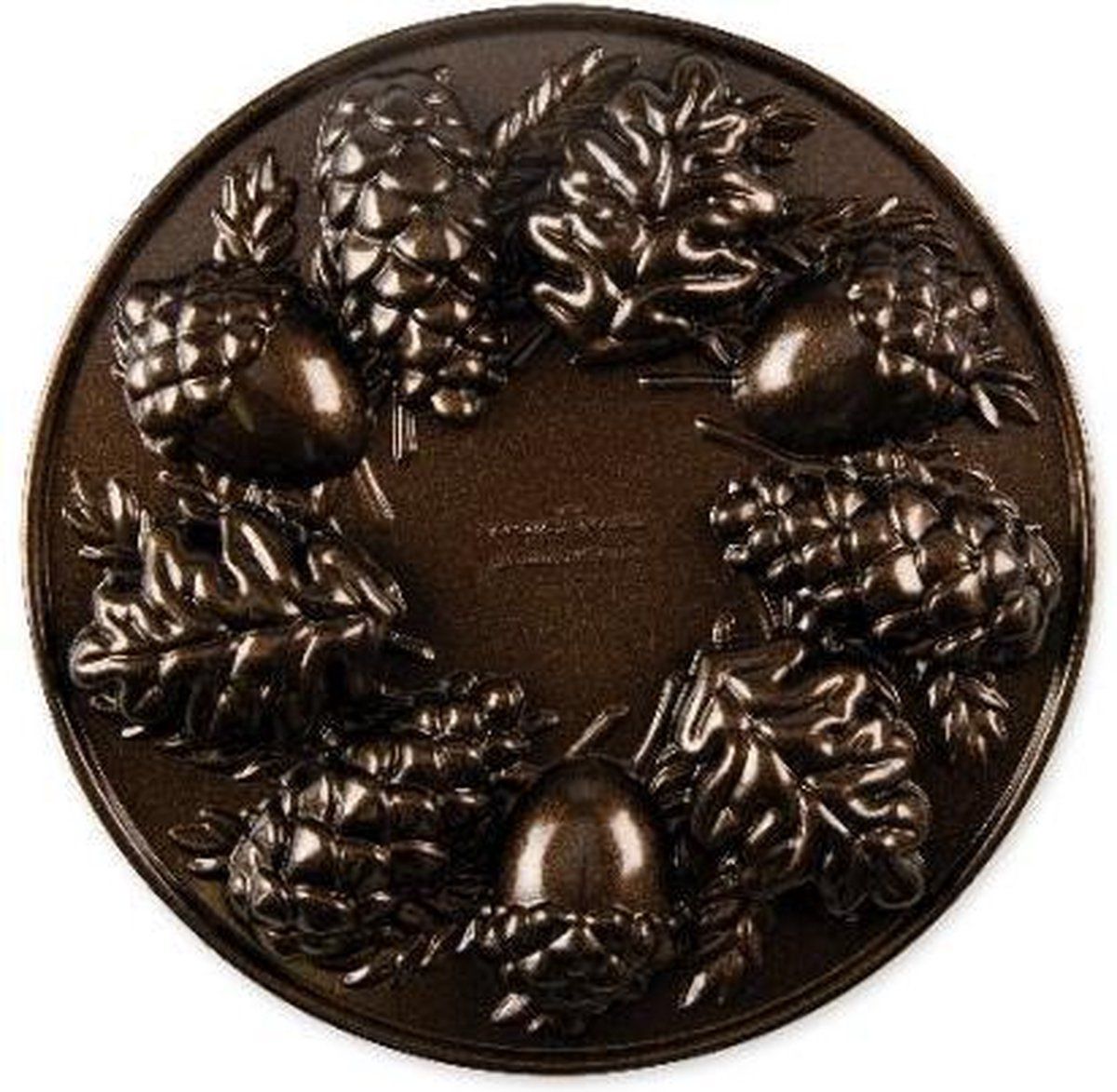 Nordic Ware Woodland Cakelet Pan - Fall Harvest Bronze