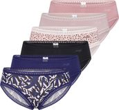 sloggi Dames hipster slip 6 pack GO Crush roze / blauw / zwart