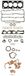 Full Ajusa 50239400 complete set afdichtingsringen motor