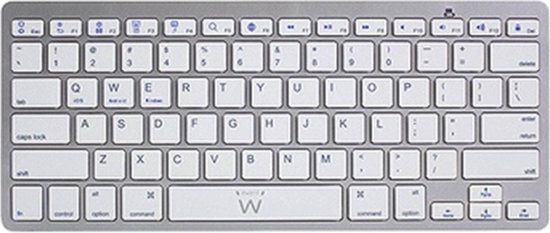 Ewent EW3161 Bluetooth Keyboard - White (Spanish)