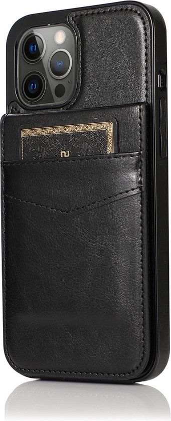 JVS Products Galaxy S20 Back Cover Hoesje - Pasjeshouder - Leer - Portemonnee - Flipcover - Samsung Galaxy S20 - Zwart
