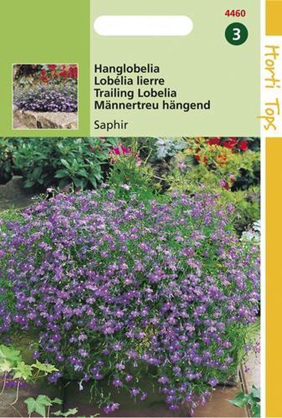 Hortitops Lobelia Pendula Saphir Bloemenzaad Roze