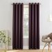 Sun Zero Kruiwagen 2-Pack Solid Energy Efficiënte Tule Gordijnpaneel Paar, 54" x 108", Pruim