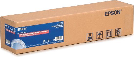 Epson Premium Semigloss Photo Paper Roll - 24" x 30.5 m - 250 g/m²