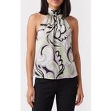 GUESS Elisa Robe à col licou Pr Groovy Bloom Taille : 42