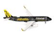Herpa vliegtuigmodel Eurowings Airbus A320 "BVBmannschaftsairbus" (2025), schaal 1:200, voor verzamelaars, miniatuurdecoratie, metaal vliegtuig met standaard