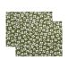 Almedahls Set de 2 sets de table Belle Amie Vert foncé 34x45 cm