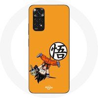 Maniacase Hoesje voor Xiaomi Redmi Note 11 4G Goku Dragonball Z Kind Anime