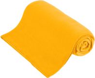 Teesa Polarfleece Deken - 130x150 cm - Geel