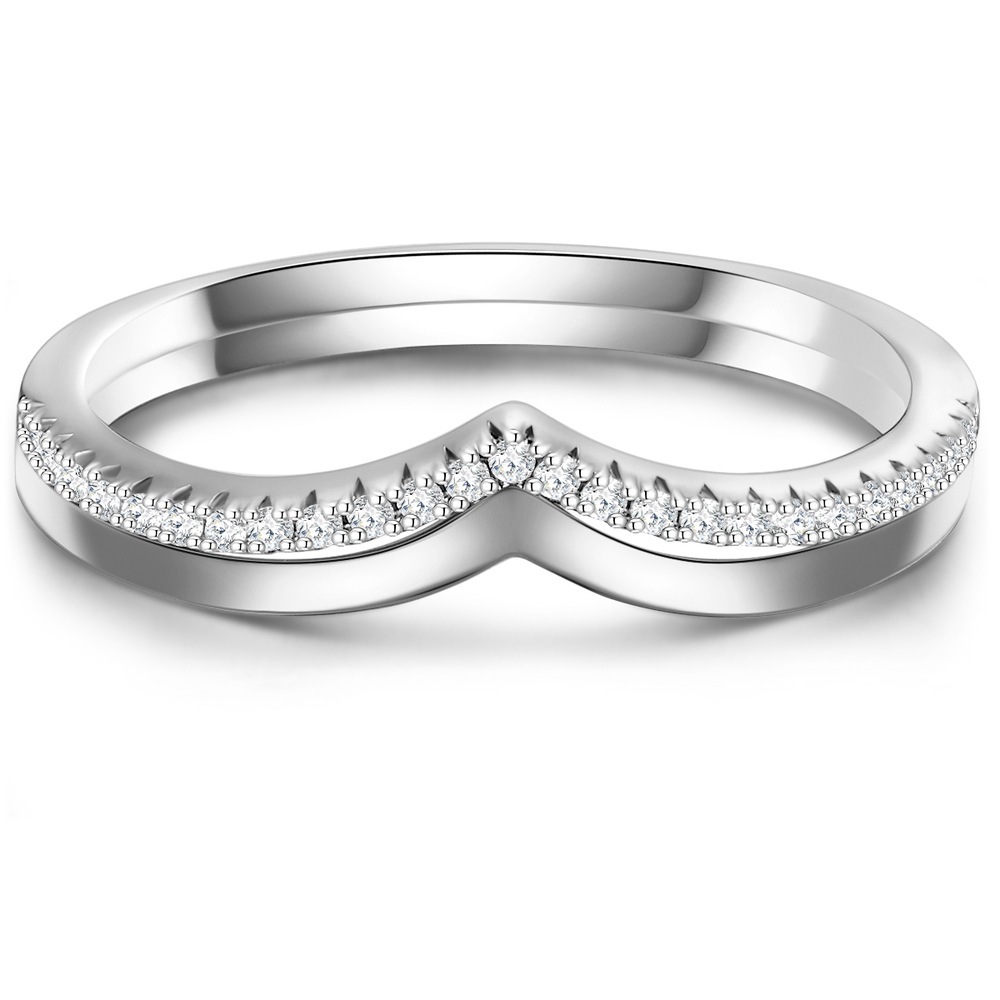 Glanzstücke München Glanzstücke München Zilveren ring Sterling zilver Zirkonia in Zilver Ringen Dames