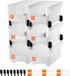 VEVOR Stapeldozen, 377x215x180mm (6-Pack), Transparante Opbergdozen voor Het Organiseren En Opslaan Van Spullen, Transparante Opbergdoos voor Kasten, Garages, Kleine Onderdelen, Kantoorbenodigdheden En Andere Accessoires