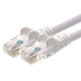 1aTTack.de CAT 5e UTP netwerkpatchkabel met 2x RJ45-connectoren, 15 m, wit