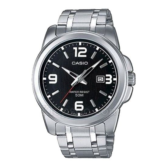 Casio Collection MTP-1314D-1AVEF Herenhorloge - Zilverkleurig - 50mm