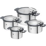 ZWILLING Set de casseroles - 4 pièces - Noir/Argent