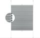 Bolt Edge Luxe Honinggraat Gordijn - 120x130cm - Rolgordijn - Gris - Lumière filtrante - Isolant