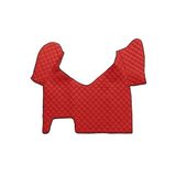 Lampa 96344 tapijt, kunstleer, rood