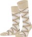 Burlington Tartan gedessineerd katoen sokken heren beige - maat 40-46